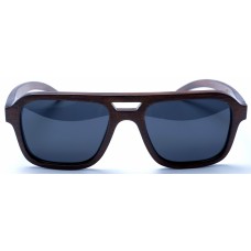 Nelson - Brown Bamboo Sunglasses